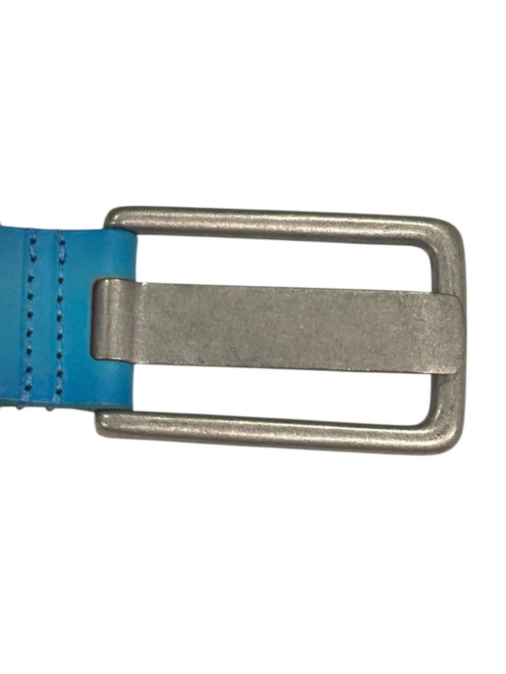 Linea Pelle Blue Leather Belt – Size M/L – Genuine Leather - Picture 4 of 7